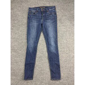 Joe's Jeans Skinny Jeans Womens 27 Blue Stretch Denim Mid Rise Faded CL-4352M